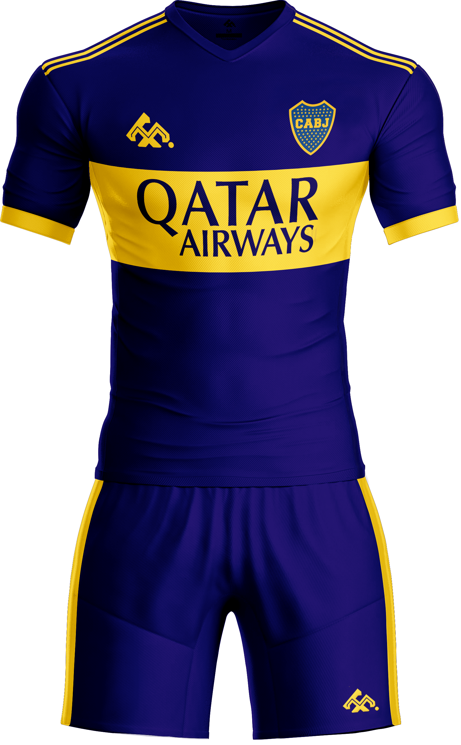 Boca Juniors #255 (Azul Marino con Amarillo)